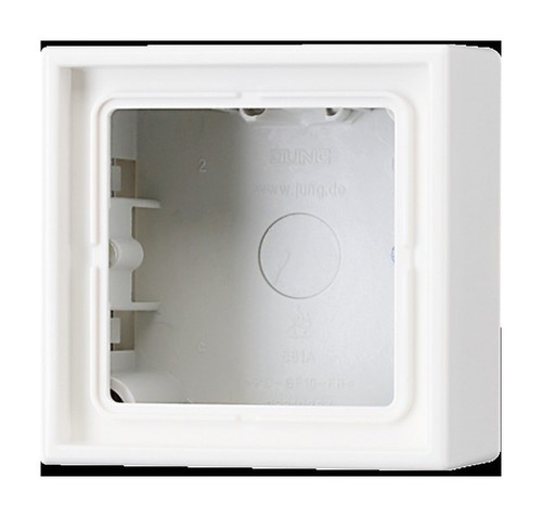 LS990 Коробка 3-ная для накладного монтажа, беж.