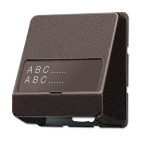 Накладка на розетку информационную JUNG LS METAL, матированный алюминий