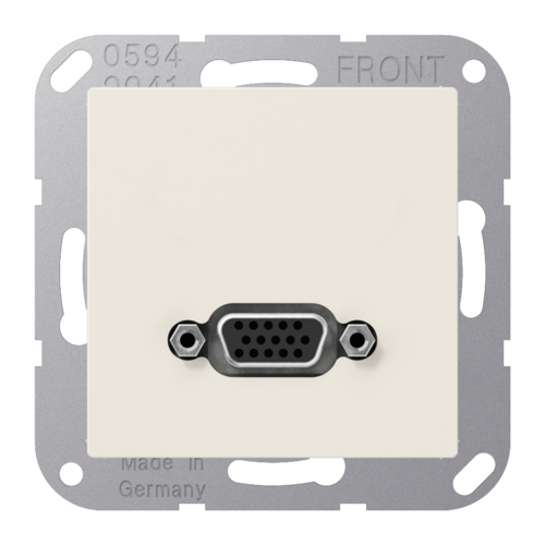 Розетка VGA JUNG A 500, белый