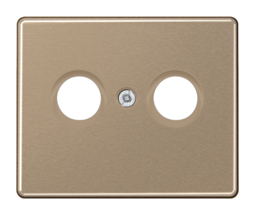 Накладка на розетку телевизионную JUNG SL 500, бронзовый