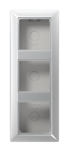 A500 Коробка 3-ная для накладного монтажа алюм.