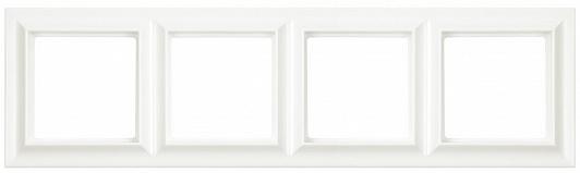 Eco Profi Standart Рамка  4-местная, цвет Слоновая кость