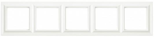 Eco Profi Standart Рамка  5-местная, цвет Слоновая кость