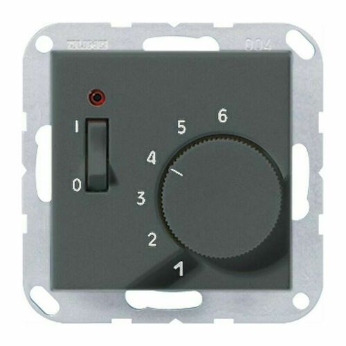 Терморегулятор Jung A 500, механический, антрацит матовый, TRA241ANM