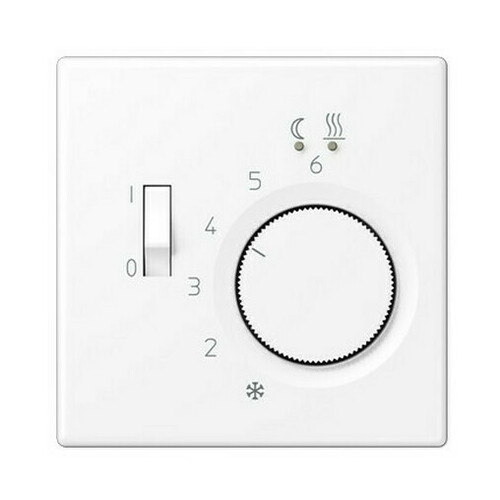 Накладка на терморегулятор Jung LS 990, белый матовый, LSFTR231PLWWM