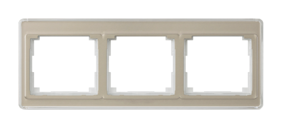 Рамка 3 поста JUNG SL 500, горизонтальная, бронзовый