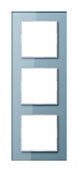 Рамка 3 поста JUNG A CREATION, голубой