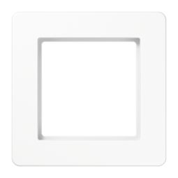 Рамка 1 пост JUNG AFLOW, белый блестящий