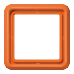 Рамка 1 пост JUNG CD, оранжевый