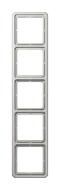 Рамка 5 постов JUNG CD, светло-серый