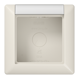 Коробка для накладного монтажа 1-кратная; слоновая кость