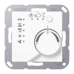 JUNG KNX Белый Регулятор климата с ручкой для установки температуры