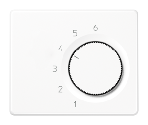 JUNG SL 500 Белая Накладка термостата комнатного (мех TR236U, TR246U)
