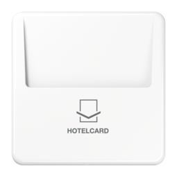 JUNG CD 500/CD plus Белая Накладка карточного выключателя