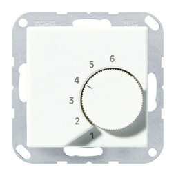 Терморегулятор Jung А-СЕРИЯ, механический, белый, TRA246WW