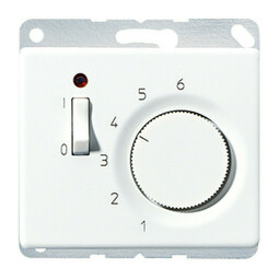 Терморегулятор Jung SL 500, механический, белый, TRSL241WW