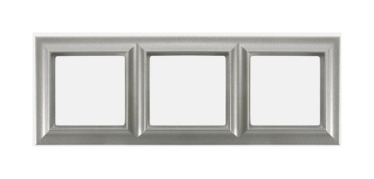 Рамка 3-поста; Eco Profi Standart; термопласт; алюминий